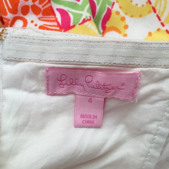 Lilly Pulitzer Strapless Dress size 4 - Picture 7 of 8